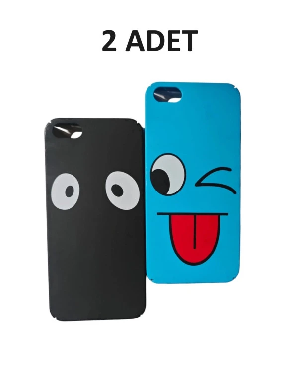 Tfy Store İphone 5S Uyumlu Silikon Telefon Kılıfı 2 ADET