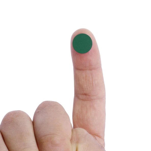 Yapışkanlı Vida Tapası Tıpası Yeşil Vida Kapatıcı Kapağı (100 ADET) - Resim 2