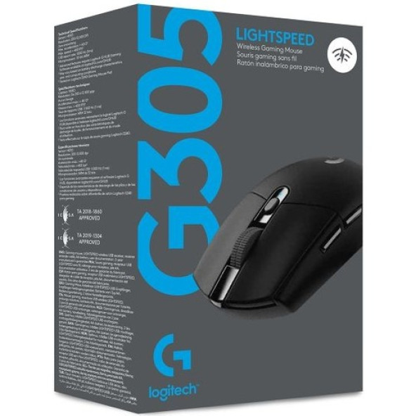 Logitech G305 Lightspeed 910-005283 Siyah Optik Wireless Oyuncu Mouse - 2