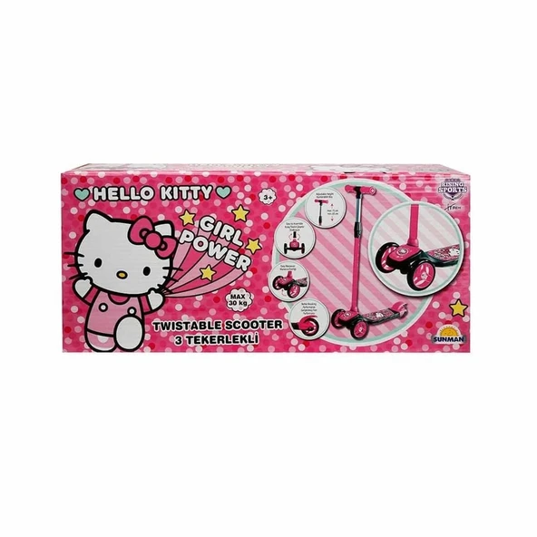 Hello Kitty 3 Tekerlekli Twistable Scooter - 12