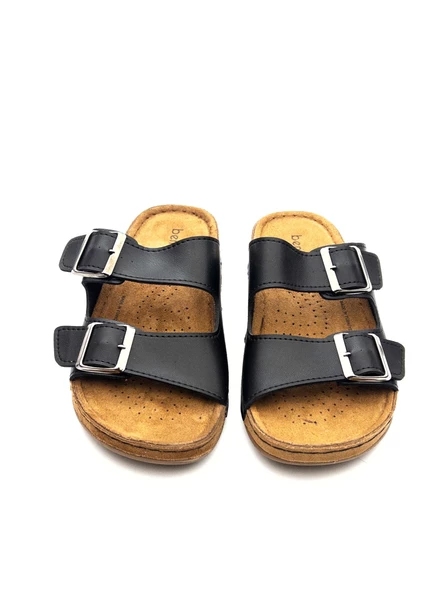 Bento 41001 Kadın Çift Toka Comfort Günlük Terlik - 11