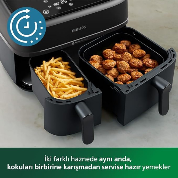 Philips NA350/00 3000 Serisi Cift Hazneli Airfryer - 3