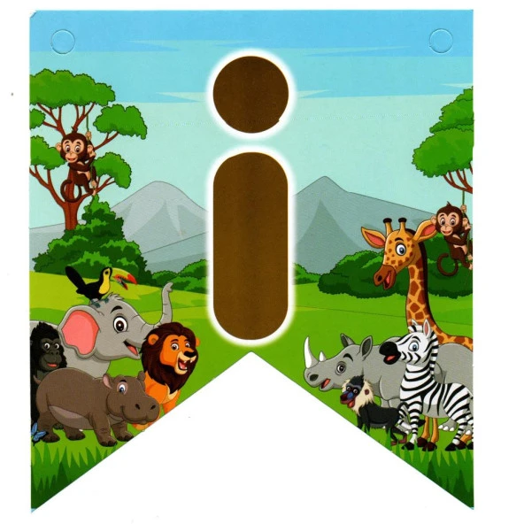 Safari Temalı İyiki Doğdun Banner 2 - 2