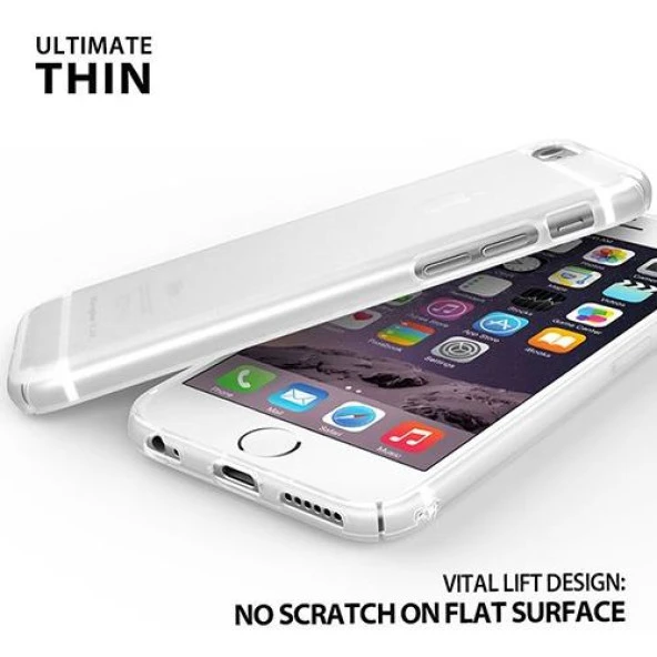 Ringke Slim Frost iPhone 6S Plus/6 Plus Kılıf Orjinal - Frost Pink - 6