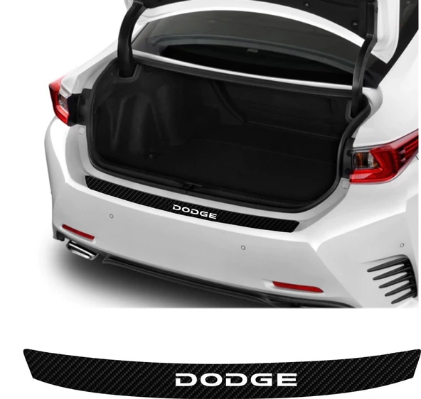 Dodge Ram İçin Uyumlu Aksesuar Oto Arka Tampon Bagaj Koruyucu Sticker 92*7 Cm