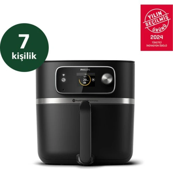 Philips Airfryer HD9880/90 7000 Serisi Combi XXL Connected 8.3 lt Yağsız Fritöz