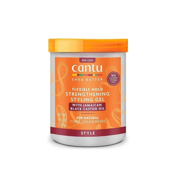 Cantu Kıvırcık, Dalgalı Saçlar Esnek Tutuşlu Şekillendirici  Saç Jölesi 524g – Jamaican Hint Yağı İçerikli ürün görseli