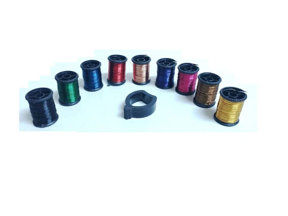 Hayal Sepeti başlangıç filografi sanatı Makara Tel - 0.3mm ince - 9 Farklı Renk - 2