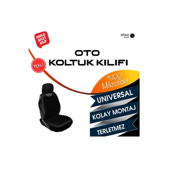 CARUB BR4818010 MiNDER ATLET KILIF MiKROFiBER SiYAH 1 ADET