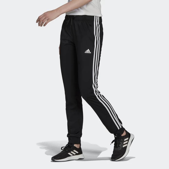 adidas Prımegreen Essentials Warm-Up Slım Tapared 3-Strıpes Track Pants H48447