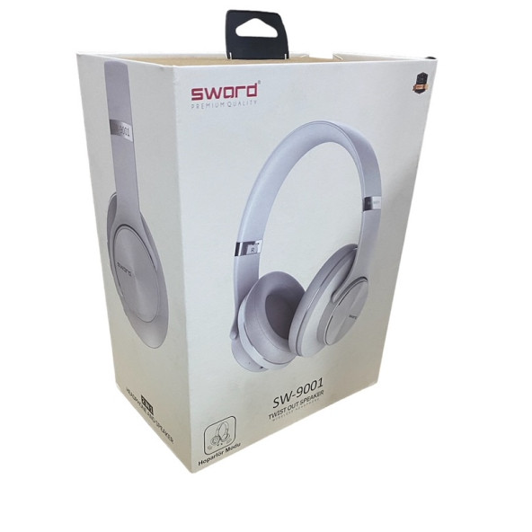 Sword SW-9001 Kulak Üstü Kablosuz Bluetooth Kulaklık ve Hoparlör - 4