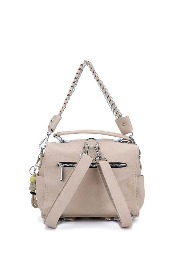 Kadın Vegan Hem Sırt Hem Çapraz Çanta - Resim 3