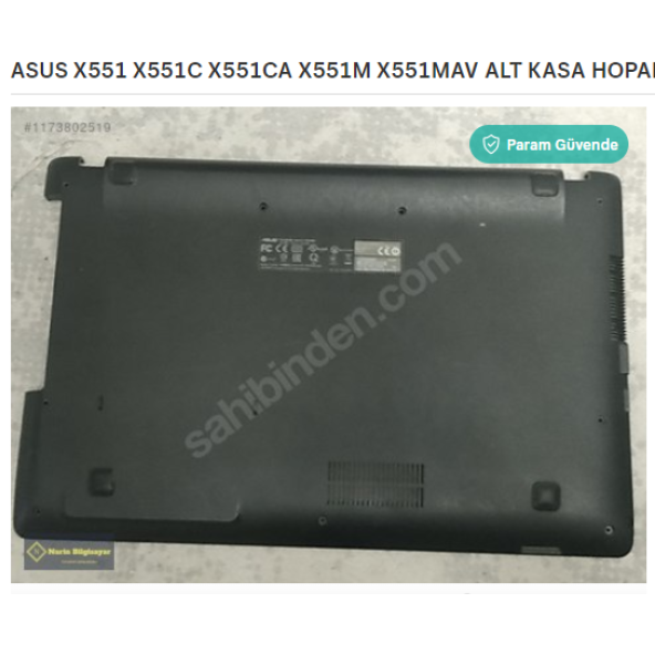 ASUS X551 X551C X551CA X551M X551MAV ALT KASA HOPARLÖR HEDİYE