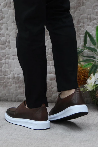 Mehmet Mete 24444 Bordolli Yumuşak Hafif İç Ve Dış Hakiki Deri Erkek Ayakkabı - Resim 10