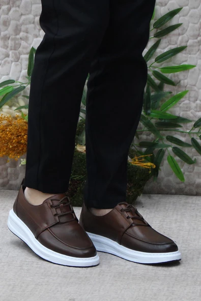 Mehmet Mete 24444 Bordolli Yumuşak Hafif İç Ve Dış Hakiki Deri Erkek Ayakkabı - Resim 8