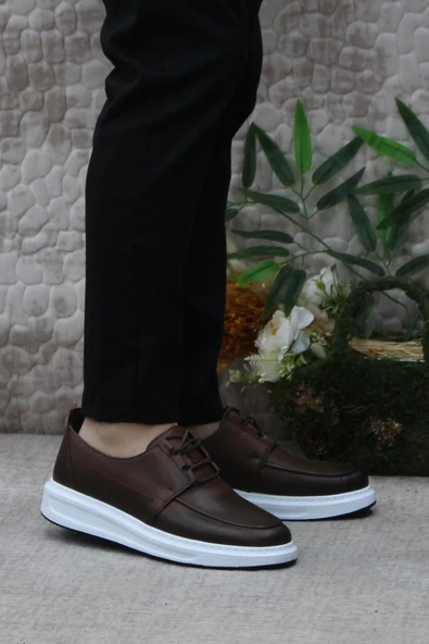 Mehmet Mete 24444 Bordolli Yumuşak Hafif İç Ve Dış Hakiki Deri Erkek Ayakkabı - Resim 7