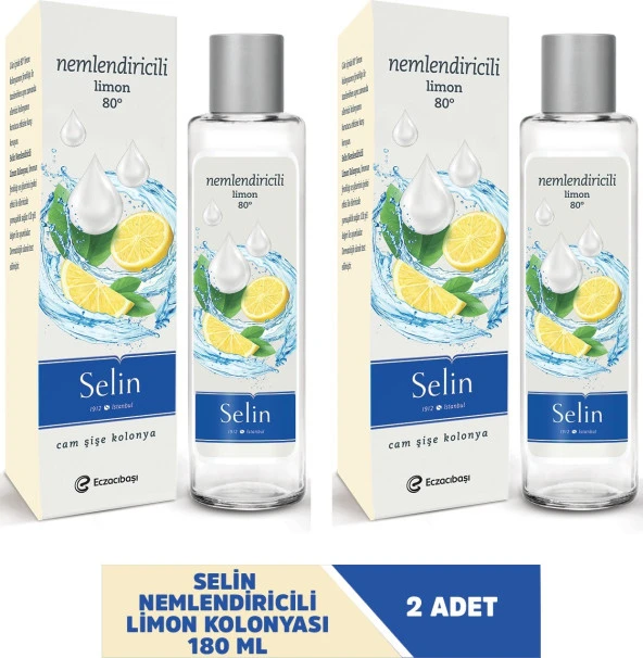 Selin Nemlendiricili KOLONYA180 ml 2'li