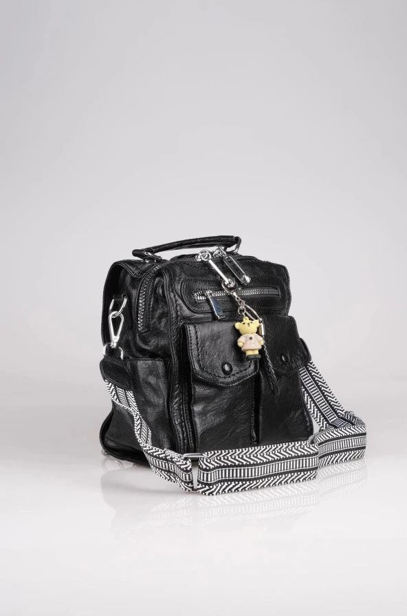 Yumuşak Deri Sırt Ve Çapraz Çanta - Resim 2