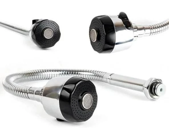 Oynar Başlıklı 2 Fonksiyonlu Spiral Musluk Başlığı Kubar - 4