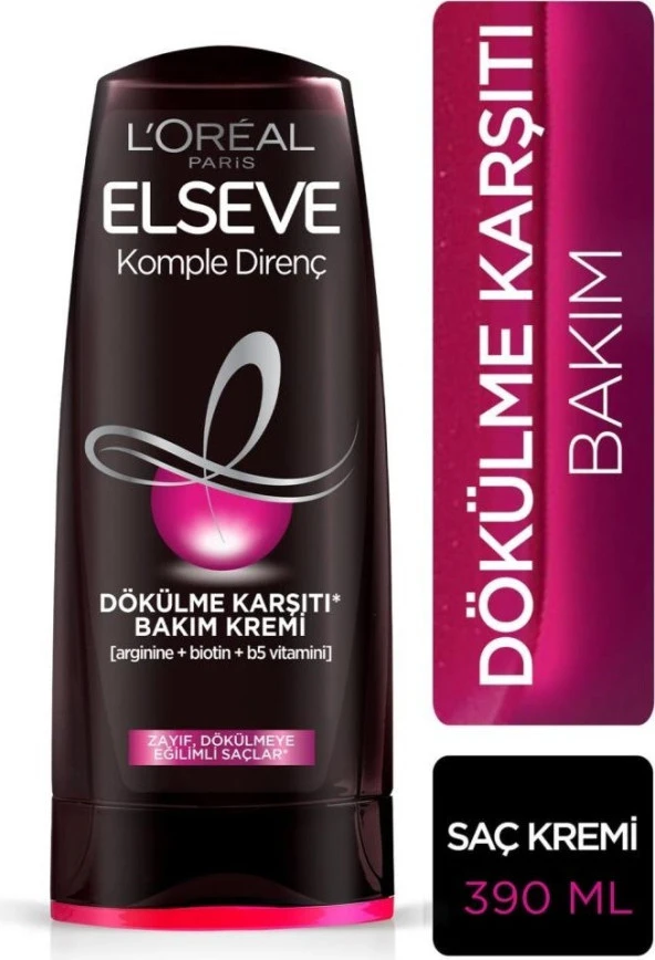 Loreal Paris L'oréal Paris Elseve Komple Direnç Dökülme Karşıtı Bakım Kremi 390 ml