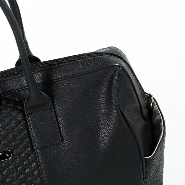 MY Gaia Deri Anne Bebek Bakım Çanta Seti 7240 Siyah - 5