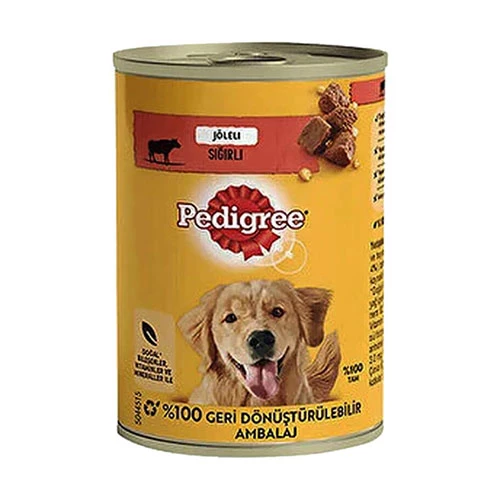 Pedigree Sığır Etli Yetişkin Köpek Konservesi 12 Adet 400 Gr ürün görseli 1