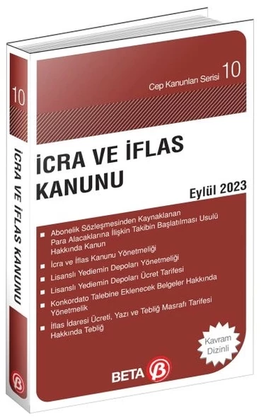 Cep 10 - İcra ve İflas Kanunu