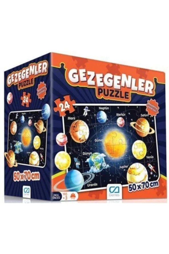 Ca Games 5026 Gezegenler Yer Puzzle