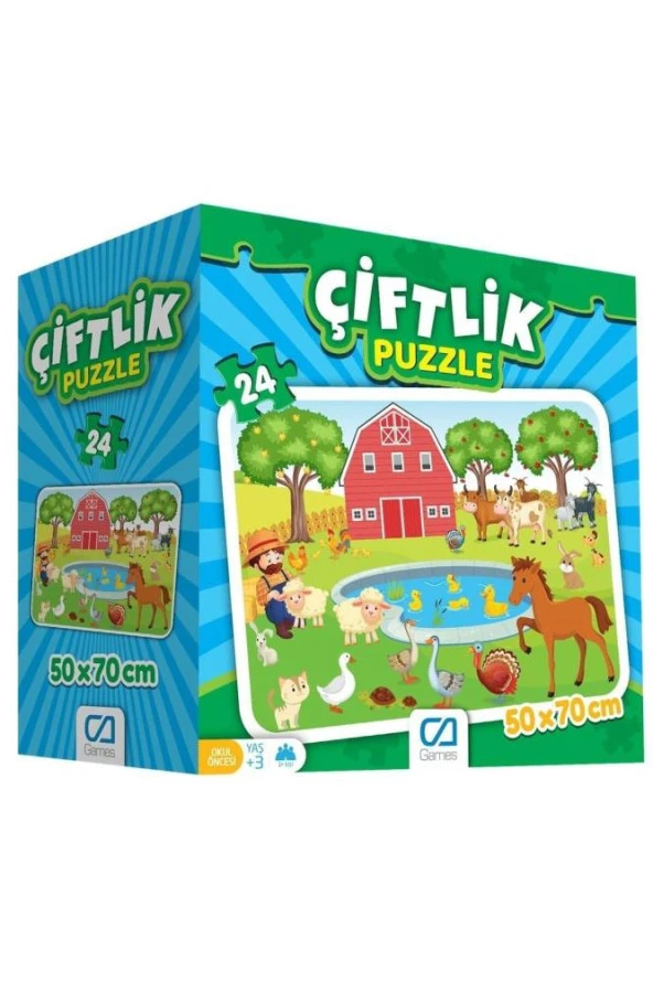 Ca Games 5133 Çiftlik Yer Puzzle 50x70 cm