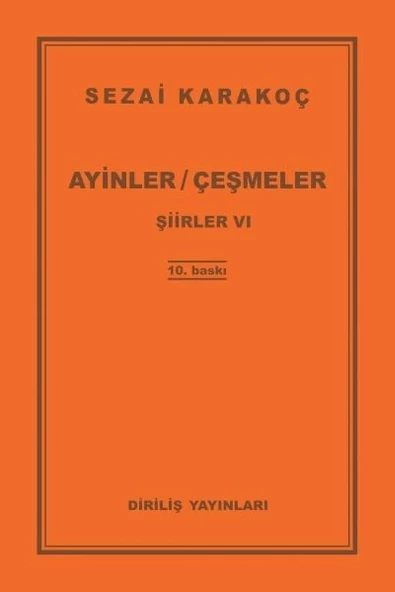Şiirler 6 - Ayinler Çeşmeler - 1