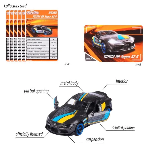 Majorette Racing Cars TOYOTA GR Supra SZ-R - 5