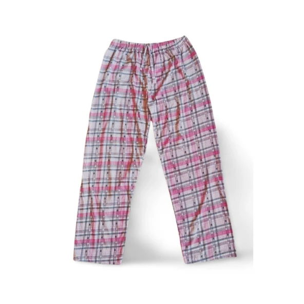 Desenli Penye Yumuşak Rahat Beli Lastikli Yazlık Tayt Pijama Pantolon Desen 3 - Royaleks