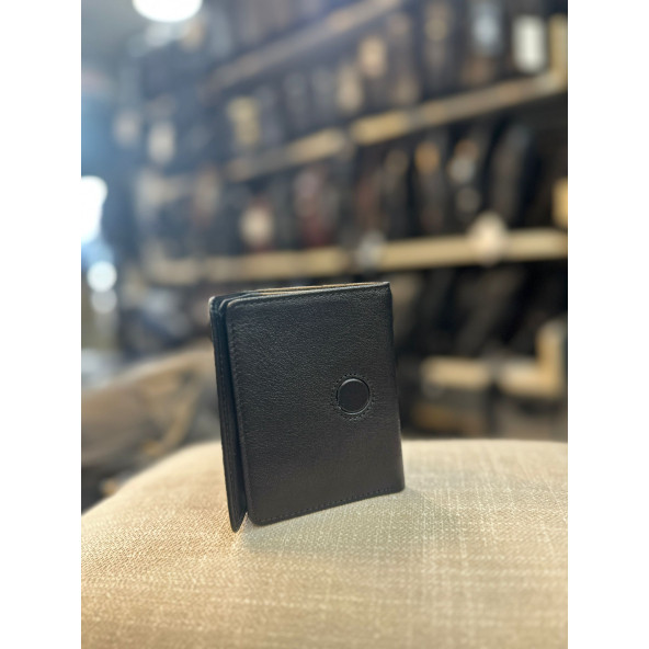 TRG POLO SİYAH DERİ ERKEK CÜZDAN & KARTLIK - Resim 2