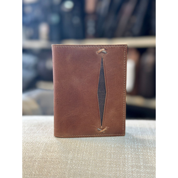 TRG POLO KAHVE TABA DERİ ERKEK CÜZDANI - Resim 3