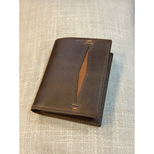 TRG POLO TABA KAHVE ERKEK CÜZDANI - Resim 3