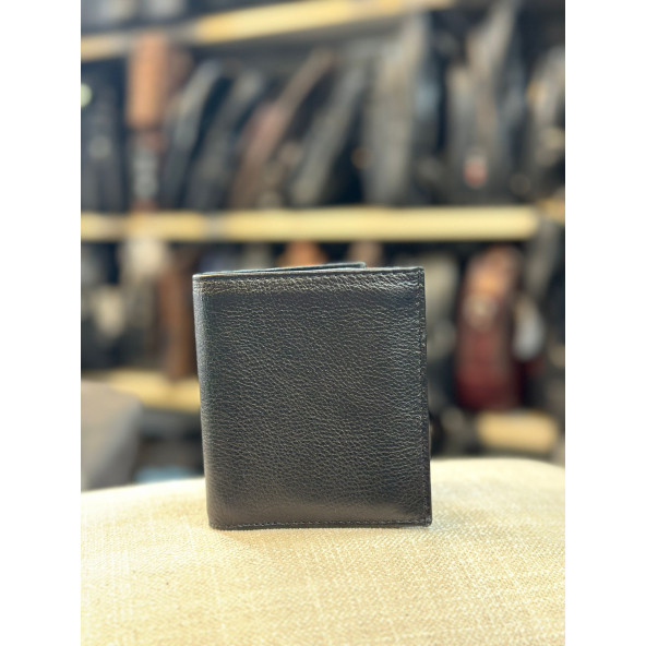 TRG POLO SİYAH DERİ ERKEK CÜZDANI - Resim 5