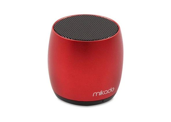 Mikado X-BRIO Kırmızı Bluetooth Speaker Mini Ses Bombası