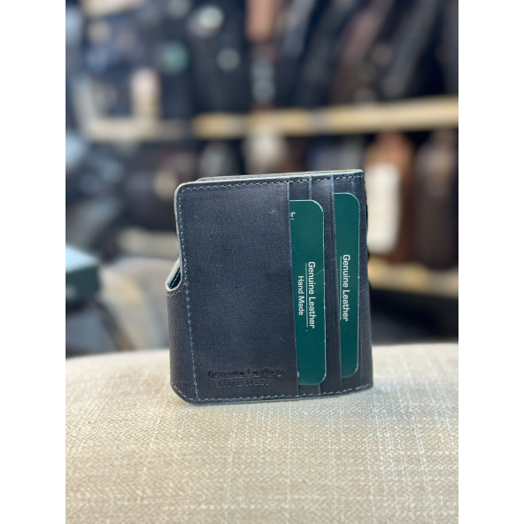 TRG POLO GRİ MIKNATISLI DERİ ERKEK CÜZDANI - Resim 2