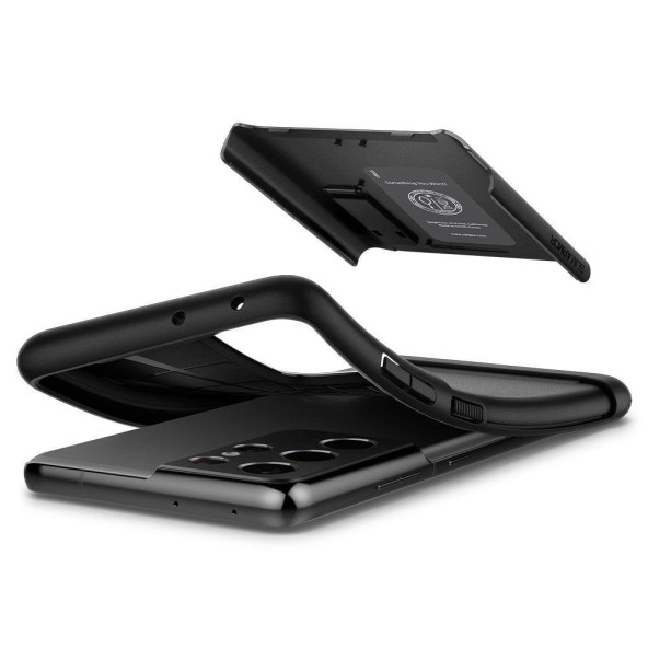Spigen Samsung Galaxy S21 Ultra Kılıf Slim Armor Black - ACS02374 - 2