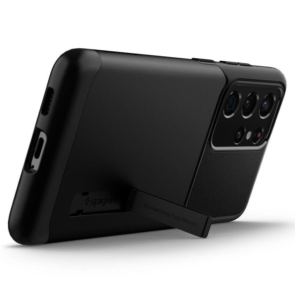 Spigen Samsung Galaxy S21 Ultra Kılıf Slim Armor Black - ACS02374 - 3