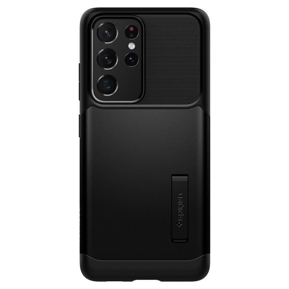 Spigen Samsung Galaxy S21 Ultra Kılıf Slim Armor Black - ACS02374 - 5