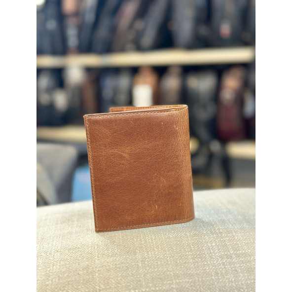 TRG POLO KAHVE DERİ ERKEK CÜZDAN - Resim 2