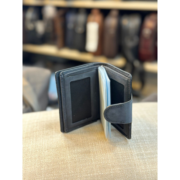 TRG POLO GRİ DERİ ERKEK CÜZDAN & KARTLIK ürün görseli 1