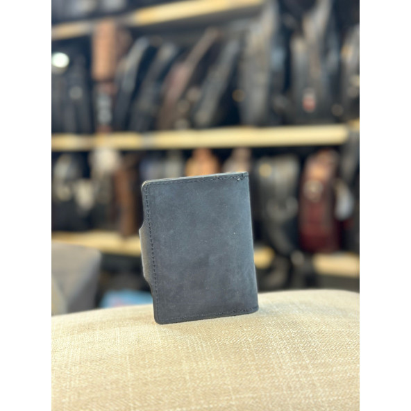 TRG POLO GRİ DERİ ERKEK CÜZDAN & KARTLIK - Resim 4