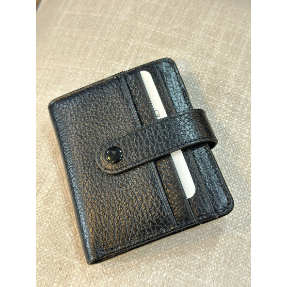 TRG POLO SİYAH  HAKİKİ DERİ ERKEK CÜZDAN - Resim 3