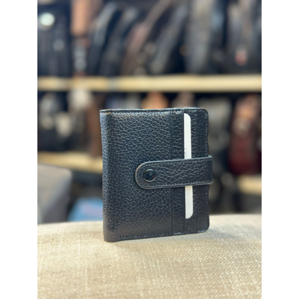 TRG POLO SİYAH  HAKİKİ DERİ ERKEK CÜZDAN - Resim 5