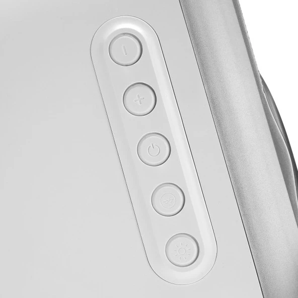 Rampage 2.0 6W Bluetooth Özellikli Beyaz Multimedia RGB Işıklı Gaming USB Speaker - Resim 6