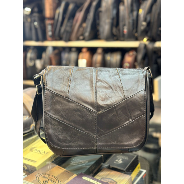 TRG POLO SİYAH DERİ KADIN OMUZ ÇANTASI - Resim 3