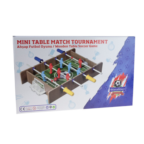 Oyuncak Masa Maçı Mini Langırt Ahşap 2 Kişilik - 2