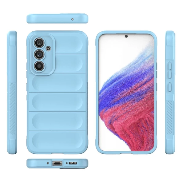 Samsung Galaxy A35 5G Kılıf Optimum Lens Çerçeveli Silikon Kapak - 3